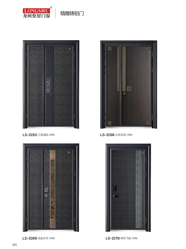 太阳集团精雕铸铝门，太阳集团整屋门窗，太阳集团入户门